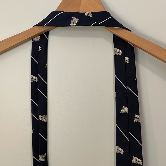 Penn State Shops On Campus Poly Silk Blend Nittany Lions Football Tie - Picture 11 of 14